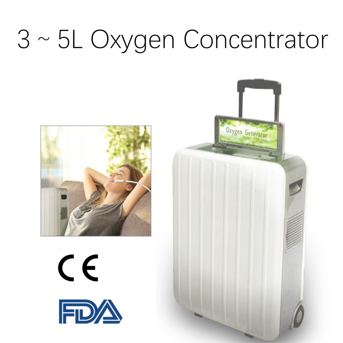 5l oxygen concentrator for house